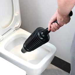 Marco Paul Heavy Duty Black Toilet Plunger