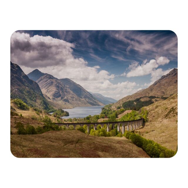 Benjamin Tate Design The Glenfinnan Viaduct Designer Blanket in Natural - Size: 120 cm x 150 cm - image 1