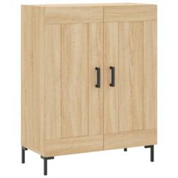 Berkfield Home Highboard Sonoma Oak 69.5x34x180 cm Engineered Wood in Light Tan - thumbnail 7