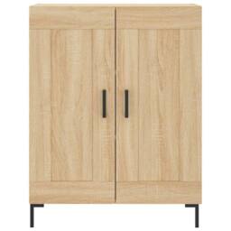 Berkfield Home Highboard Sonoma Oak 69.5x34x180 cm Engineered Wood in Light Tan - thumbnail 8