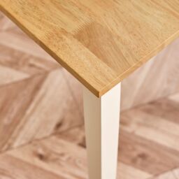 FurnitureboxUK Salcombe Large Rectangular Wooden Table & 6 Whitby Dining Chairs in Brown - thumbnail 7