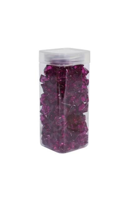 KDMD Large Dark Purple Acrylic Stone in Square Jar 300gr 2 Pack - image 1