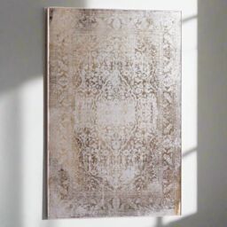 Love Lace Antique Etched foxed Wall Art Mirror in Bronze - thumbnail 2