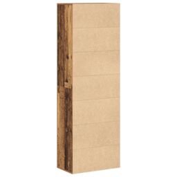 Berkfield Home Highboard Old Wood 60x35x180 cm Engineered Wood in Brown - Size: 60 x 35 x 180 cm - thumbnail 8
