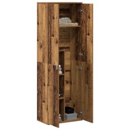 Berkfield Home Highboard Old Wood 60x35x180 cm Engineered Wood in Brown - Size: 60 x 35 x 180 cm - thumbnail 3