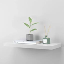 PAWNORA Floating Wall Shelves Invisible white 40cm - thumbnail 4