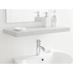 PAWNORA Floating Wall Shelves Invisible white 40cm - thumbnail 5