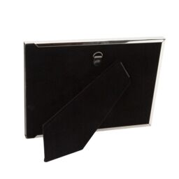 Happy Homewares Graduation Metal 4x6 Picture Frame in Nickel Plated with 3D Hat Icons in Metallic Silver - thumbnail 4