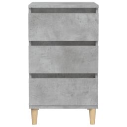 Berkfield Home Bedside Cabinet Concrete Grey 40x35x70 cm Engineered Wood - Size: 40 x 35 x 70 cm - thumbnail 6