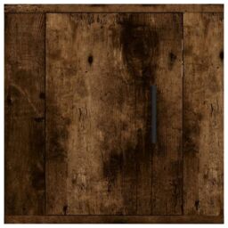 Berkfield Home Wall Mounted TV Cabinet Smoked Oak 40x34, 5x40 cm in Brown - thumbnail 5