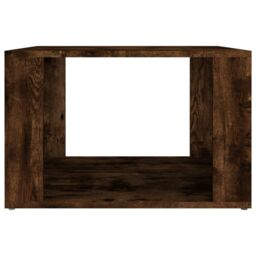 Berkfield Home Bedside Table Smoked Oak 57x55x36 cm Engineered Wood in Brown - Size: 57 x 55 x 36 cm - thumbnail 5