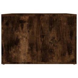 Berkfield Home Bedside Table Smoked Oak 57x55x36 cm Engineered Wood in Brown - Size: 57 x 55 x 36 cm - thumbnail 6