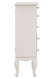 Orsina Elegant Design 5 Drawer Small Chest White, Functional Storage Cabinet, Versatile Chest For Livingroom in White - thumbnail 3