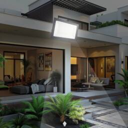 ENER-J 150W LED Floodlight CCT Switchable 3000K 4000K 6000K IP65 in Black - thumbnail 6