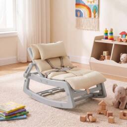 Havendro Rocking Chair Indoor Outdoor Rocker with Adjustable Backrest - thumbnail 3