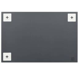 Berkfield Home Wall Mirror 60x40 cm Rectangular Glass in Silver - thumbnail 5