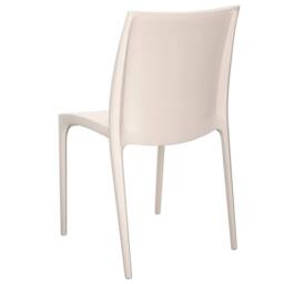 Berkfield Home Garden Chairs 2 pcs Cream 50x46x80 cm Polypropylene in Beige - Size: 50 x 46 x 80 cm - thumbnail 6