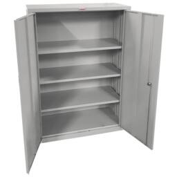 Phoenix Safe Company Stationery Cupboard in Grey with Key Lock, SCF1491GGK - Size: 140 cm x 100 cm - thumbnail 4