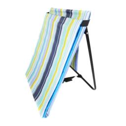 Nordara Portable Beach Mat Folding Chair Sun Lounger Outdoor Camping in Blue - Size: 110 cm x 15 cm - thumbnail 4