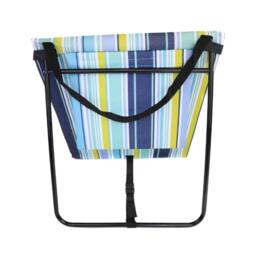 Nordara Portable Beach Mat Folding Chair Sun Lounger Outdoor Camping in Blue - Size: 110 cm x 15 cm - thumbnail 5