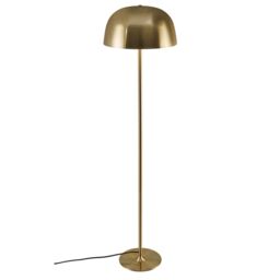Nordlux Vintage Indoor Floor Lamp Brass Metal E27 White Inner - Mains Powered, IP20 in Gold - thumbnail 2