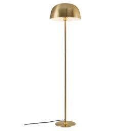 Nordlux Vintage Indoor Floor Lamp Brass Metal E27 White Inner - Mains Powered, IP20 in Gold - thumbnail 3