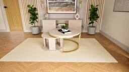 Gooch Luxury Rugs Royal Bengal Wool Rug in Ivory - Size: 60 cm x 120 cm - thumbnail 2