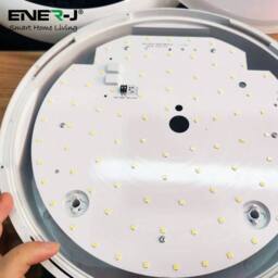 ENER-J 9 in 1 LED Bulkheads with Power Switchable (12W-15W-18W) & CCT Switchable, Size: 320mm, IP65 & IK10, 3 Years Warranty in White - thumbnail 9