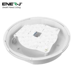 ENER-J 9 in 1 LED Bulkheads with Power Switchable (12W-15W-18W) & CCT Switchable, Size: 320mm, IP65 & IK10, 3 Years Warranty in White - thumbnail 5