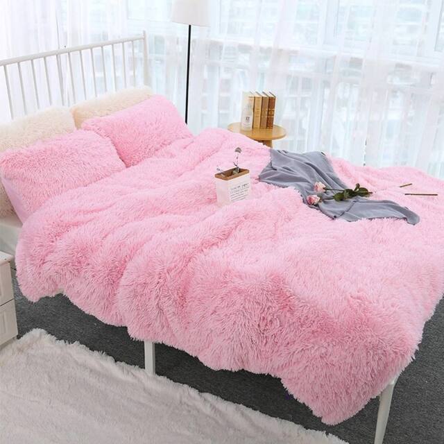 SPETLEK Pink Teddy Fleece Weighted Blanket Kids Sleep Therapy Sensory Anxiety - Size: 130 cm x 160 cm - image 1