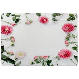 Benjamin Tate Design Scattered Flowers Designer Rug in Natural - Size: Large - thumbnail 1