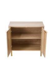Living and Home Modern Sideboard with Double Doors & Adjustable Interior in Natural - thumbnail 4