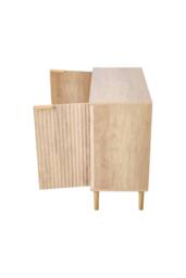 Living and Home Modern Sideboard with Double Doors & Adjustable Interior in Natural - thumbnail 7