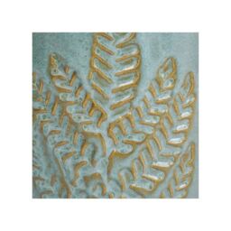Royal Botanic Gardens Kew Kew Embossed Fern Teal Planter H17cm D18cm - Premium Quality - Embossed design- Reactive glaze - thumbnail 6