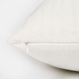 OHS 2 x Quilted Arches Pinsonic Cushion Covers Home Décor in Cream - Size: 45 cm x 45 cm - thumbnail 5