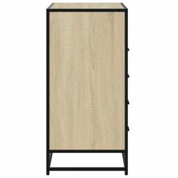 Berkfield Home Drawer Cabinet Sonoma Oak 70x41x83.5 cm Engineered Wood in Brown - thumbnail 6