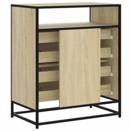 Berkfield Home Drawer Cabinet Sonoma Oak 70x41x83.5 cm Engineered Wood in Brown - thumbnail 7