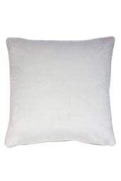 Prestigious Textiles Radiance Jacquard Piped Cushion in Silver - Size: 55 cm x 55 cm - thumbnail 2