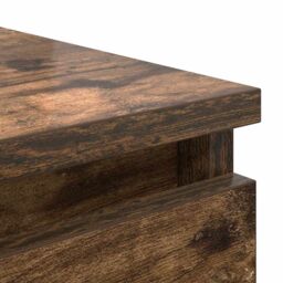 Berkfield Home Sideboard Smoked Oak 37.5x35x76 cm Engineered Wood in Brown - thumbnail 9