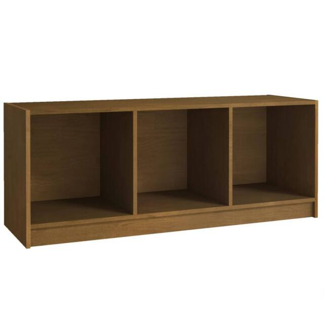 Berkfield Home TV Cabinet Honey Brown 104x33x41 cm Solid Pinewood - Size: 104 x 33 x 41 cm - image 1