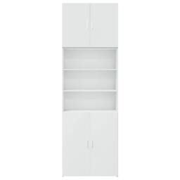 Berkfield Home Highboard White 80x42.5x249 cm Engineered Wood - thumbnail 5