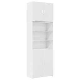 Berkfield Home Highboard White 80x42.5x249 cm Engineered Wood - thumbnail 2
