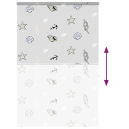 Berkfield Home Shower Roller Blind with Cassette 150x240 cm Fabric Width 146 cm in Black - thumbnail 5