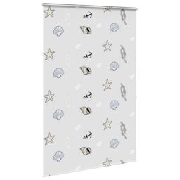 Berkfield Home Shower Roller Blind with Cassette 150x240 cm Fabric Width 146 cm in Black - thumbnail 3