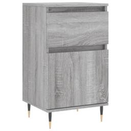 Berkfield Home Sideboards 2 pcs Grey Sonoma 40x35x70 cm Engineered Wood - Size: 40 x 35 x 70 cm - thumbnail 5