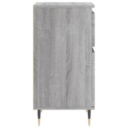 Berkfield Home Sideboards 2 pcs Grey Sonoma 40x35x70 cm Engineered Wood - Size: 40 x 35 x 70 cm - thumbnail 8