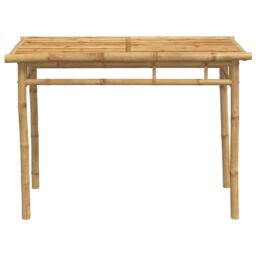 Berkfield Home 5 Piece Garden Dining Set Bamboo in Brown - thumbnail 5