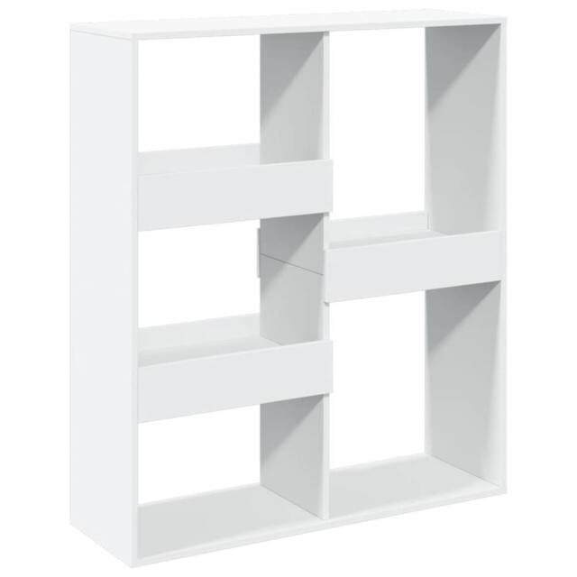 Berkfield Home Book Cabinet/Room Divider White 100x33x115 cm - Size: 100 x 33 x 115 cm - image 1