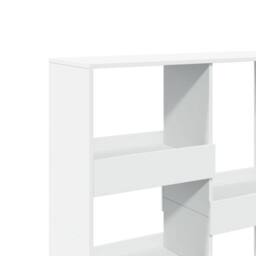 Berkfield Home Book Cabinet/Room Divider White 100x33x115 cm - Size: 100 x 33 x 115 cm - thumbnail 7