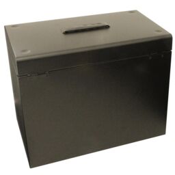 mysmartbuy Metal Lockable A4 File Box with 5 Suspension Files in Black - thumbnail 4